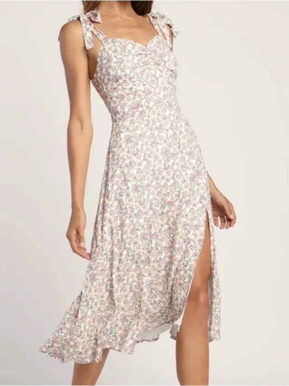 Brand New Lulu’s Floral Midi Dress